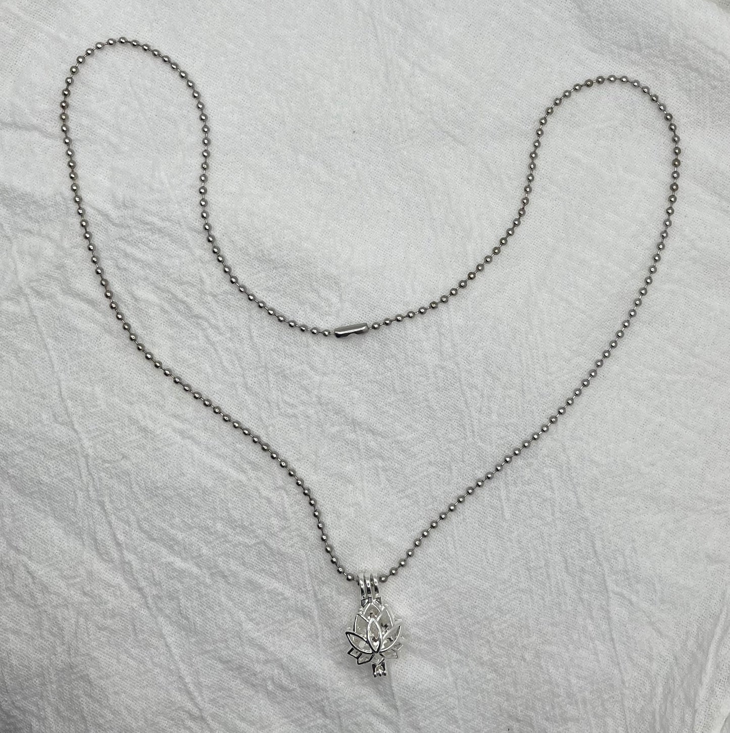 Ball Chain with Animal Flower Cage