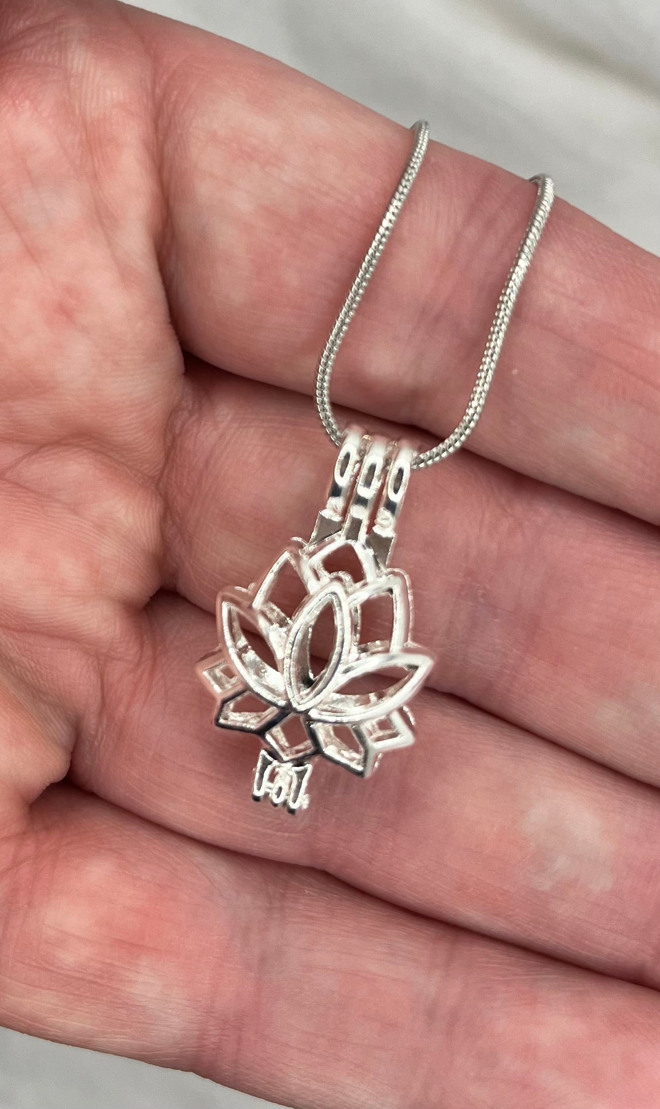 Snake Chain with Flower Cage