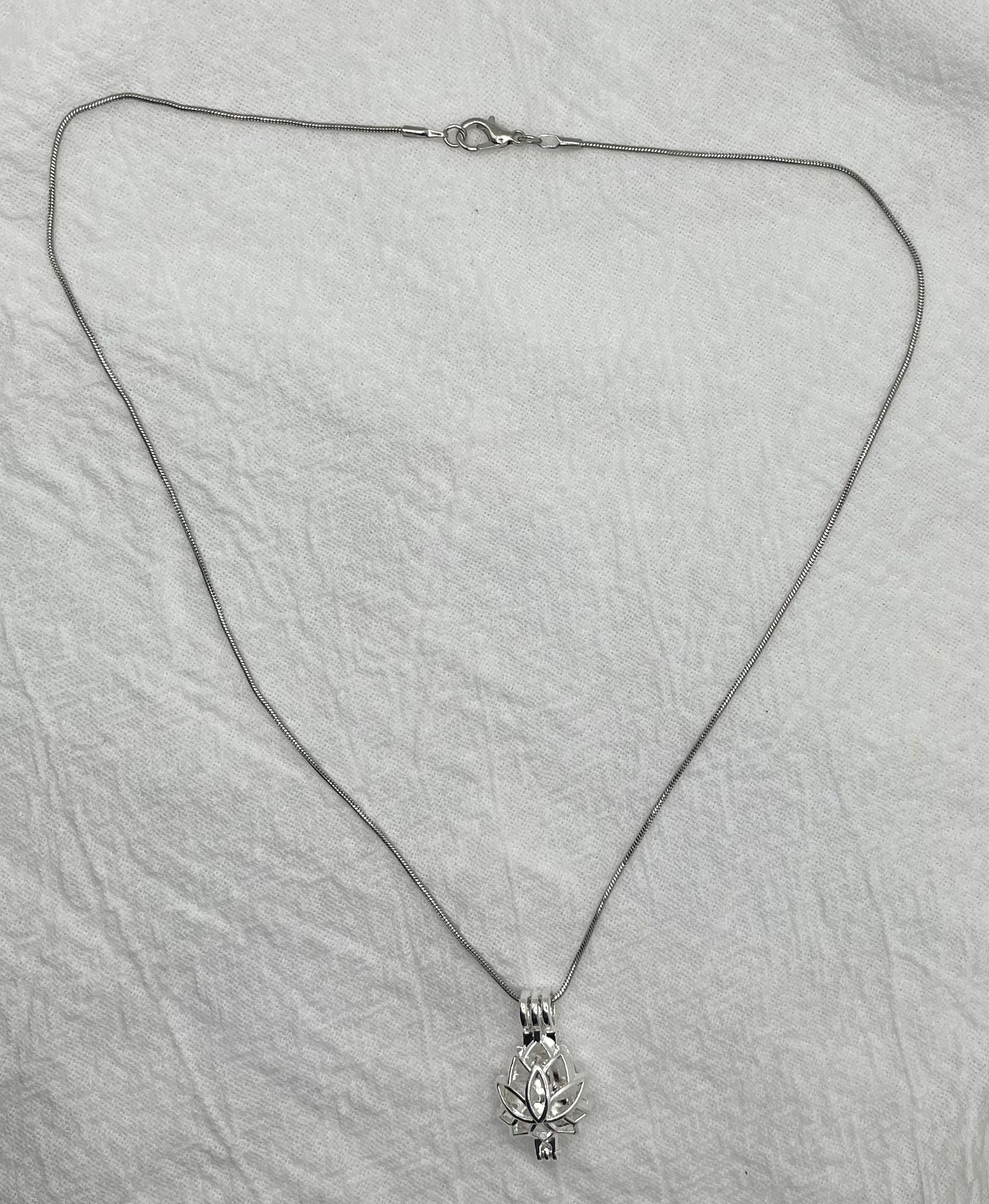 Snake Chain with Flower Cage